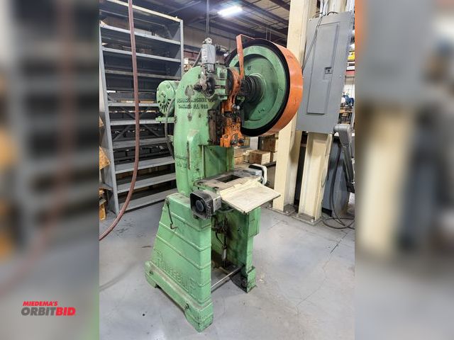 Lot 1-18506 - (1) Rousselle, model 1A, OBI punch press, 10-ton capacity, 2" stroke, bed area 13" x 8", 180 strokes...