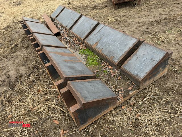 Lot 1-3005 - (1) 10' long x 15" tall x 48" deep heavy duty steel structure with 2" thick steel.