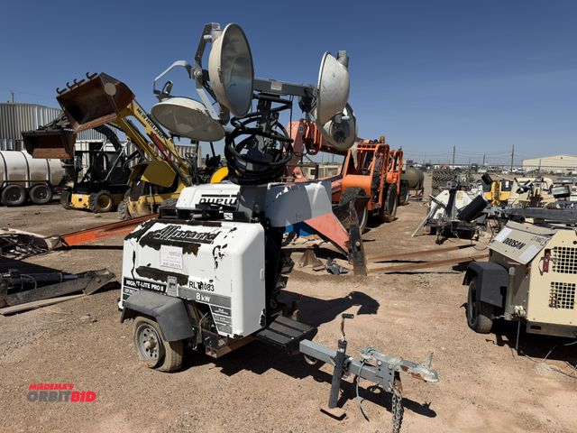 Lot 1-18209 - 2015 Allmand Night Light Pro 2 light tower, 3 cylinder diesel engine, 4-light extendable tower, hand...