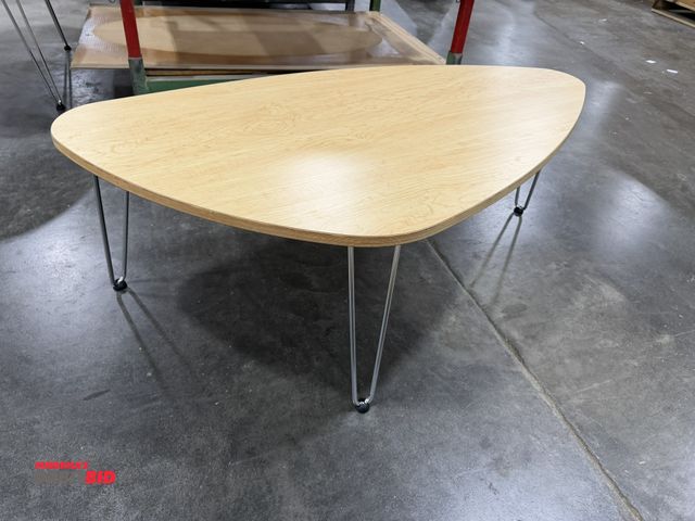 Lot 1-9243 - (1) Howard Miller, item #991072MP, 48" length x 17" height x 23.5" depth wood table with laminate to...