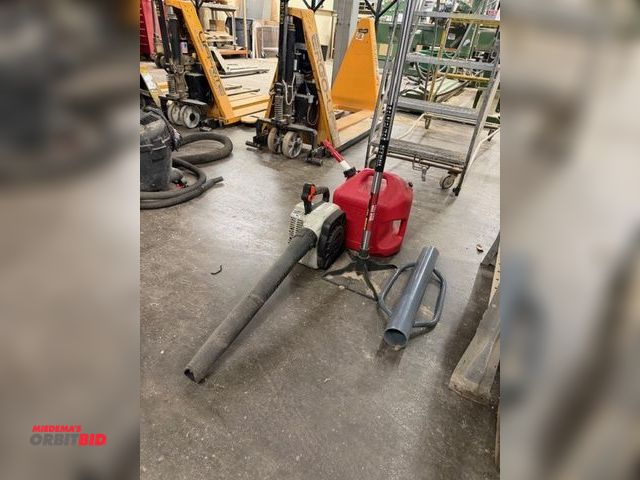 Lot 1-16938 - (1) Eco, model P8/24LN, gas powered leaf blower, includes 5 gallon gas can, (1) Truper Steel 10" x 1...