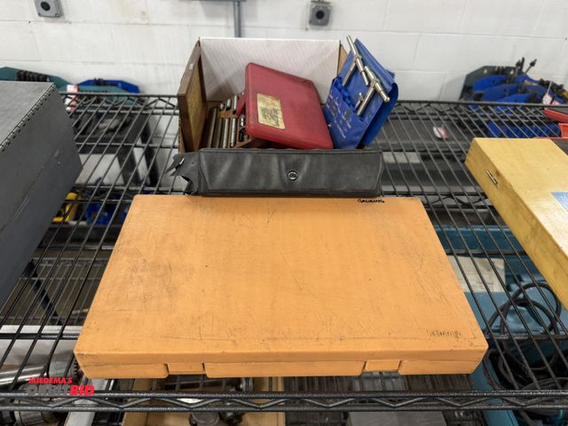 Lot 1-2391 - (1) Mitutoyo 4" to 11" micrometer heads, (1) hand refractometer, (1) depth gauge, (1) partial depth ...