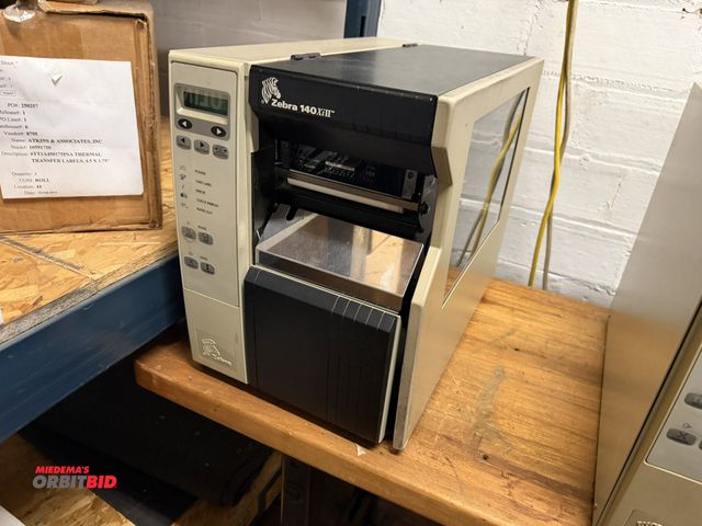 Lot 1-4920 - (1) Zebra 140XIII commercial label printer.