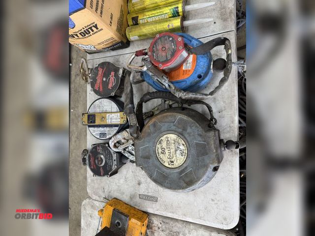 Lot 1-1426 - Lot of assorted retractable fall safety devices, includes (1) Rebel Protecta CT Lifeline, unknown ca...