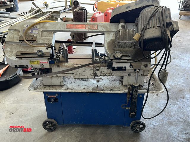 Lot 1-14121 - (1) Acra, model RF80UC18OAJ, 7" x 12 H/V metal cutting band saw, S/N 7063154, for parts or repair on...