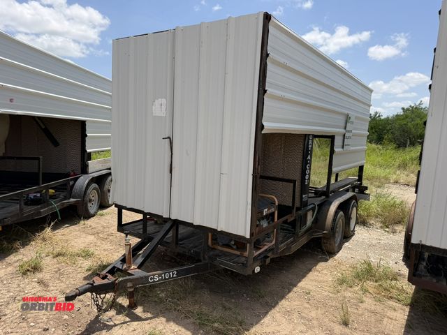 Lot 1-9491 - 2012 Assembled Cooling Station Trailer with a Porta Cool PAC2K482S cooling unit, 225 gallon poly wat...
