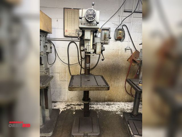 Lot 1-6258 - (1) Clausing variable speed (spindle and feed) industrial commercial drill press with a Jacobs 36 3 ...