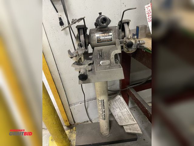 Lot 1-19460 - (1) Darex drill sharpener, pedestal mount, 1/3 HP, 3450 RPM, 115V.