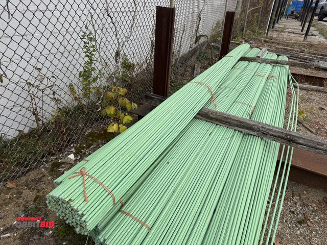 Lot 1-18453 - (3) bundles of (150 per bundle), size #4, Grade E60, 20' pieces of rebar (450 pieces total).