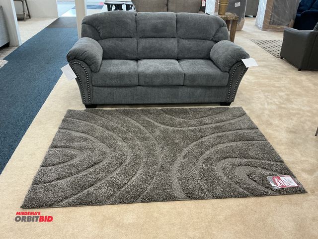Lot 1-17191 - Lot includes; Ashley Allmaxx sofa in pewter by Benchcraft, measuring approximately 76”Wx39”Hx36”D an...