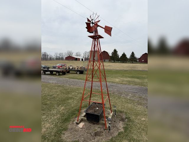 Lot 1-12106 - Windmill Yard Decoration, Approx. 8’ Tall