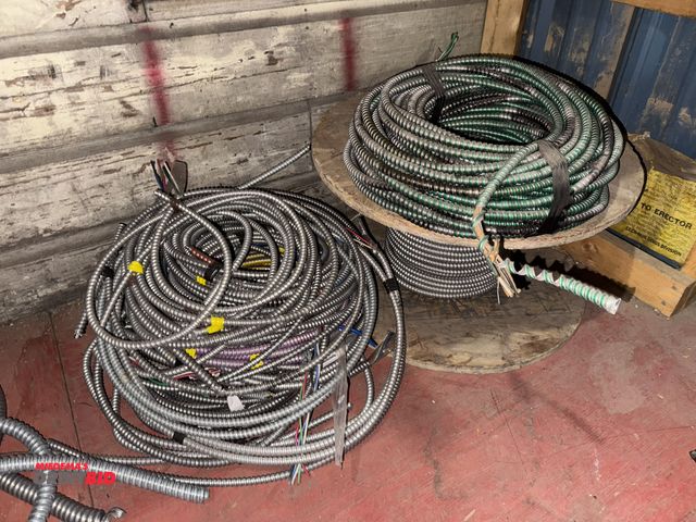 Lot 1-4523 - Lot of assorted 3-conductor MC wire, and 5-conductor MC wire, assorted sizes and lengths.