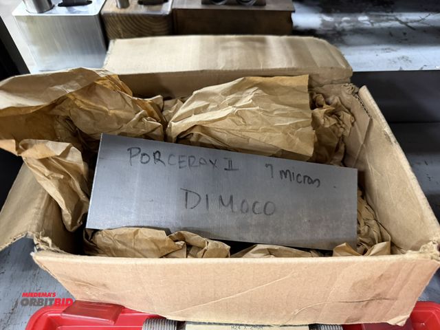 Lot 1-15148 - (1) piece of Porcerax II steel, pore size of 7 micron, 8.5" long x 2 3/4" tall x 1.5" thick.