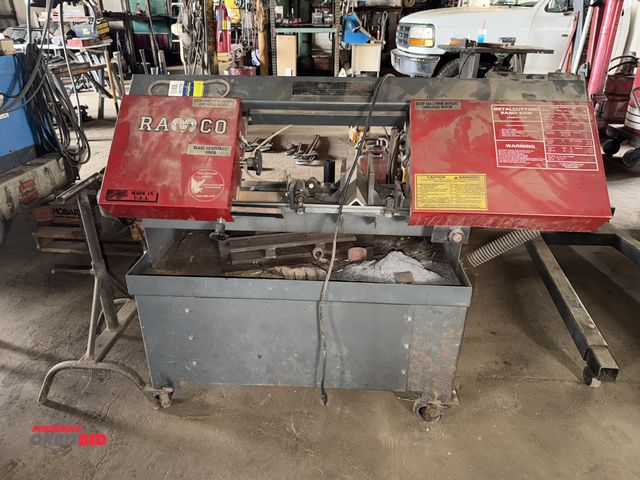 Lot 1-18119 - (1) Ramco, model RS-90P, metal cutting band saw with approx. 16" x 10" cut area, S/N 12386, equipped...
