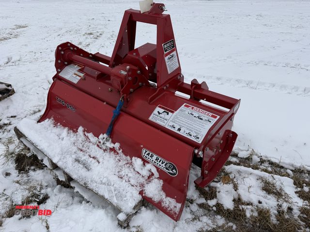 Lot 1-11741 - (1) Tar River Implements TXG-050, 50" rototiller, 3 point hitch hookup, includes PTO shaft, unit is ...