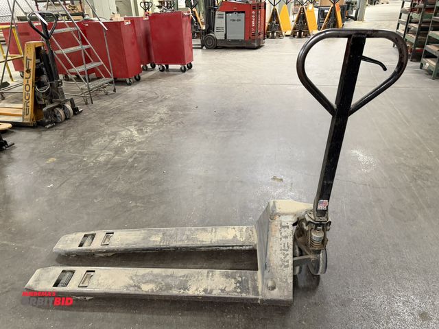 Lot 1-16930 - (1) TM 55 pallet jack, 48" forks.