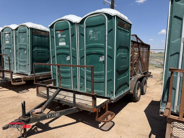 Lot 1-18351 - 2012 Assembled Trash / Porta John Trailer