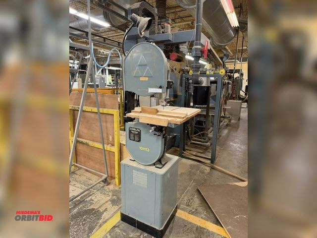 Lot 1-16529 - (1) Delta, Cat #28-203, S/N 86F13772, band saw, 93.5" x 1/4" x .025" blade size, 14" x 14" tilting t...