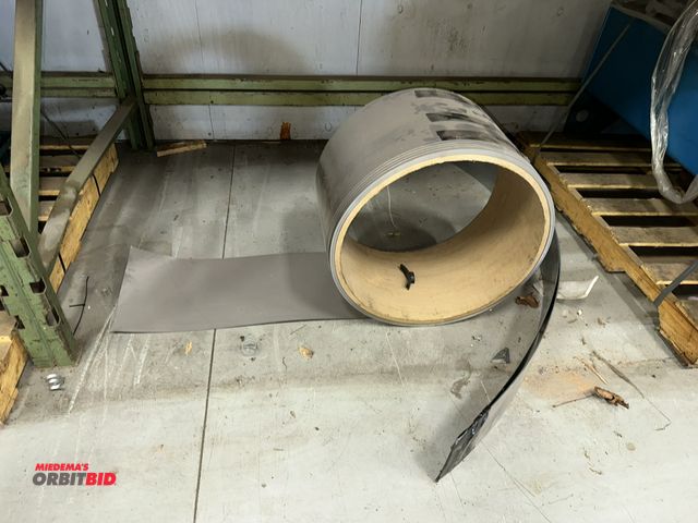 Lot 1-19241 - (1) partial roll of approx. 100' of 12" wide steel (thickness unknown).