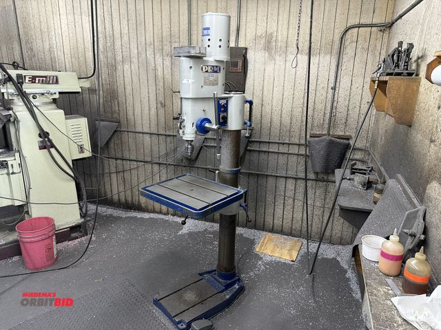 Lot 1-17652 - (1) 2016 PRM, model PX70S24B440, free standing shop drill press, S/N 1601610, equipped with 2 HP, 44...