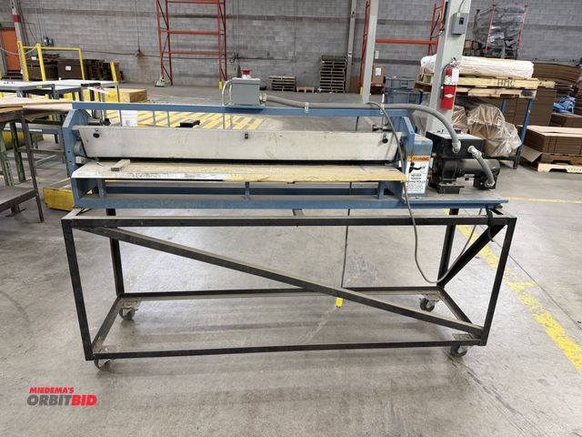 Lot 1-17396 - (1) Schaefer approx. 48" capacity smoothing press with a Minaric Corporation Motormaster 20,000 Seri...