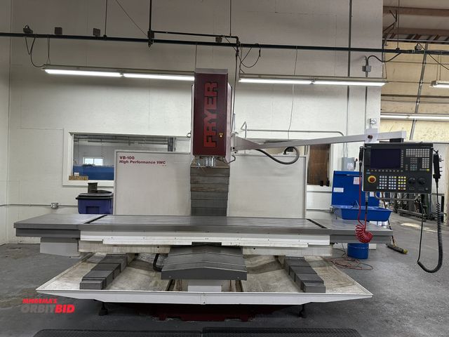 Lot 1-17673 - (1) 2023 Fryer, model VB-100, high performance vertical milling machine, S/N 10711, 480V, 3 phase, 1...