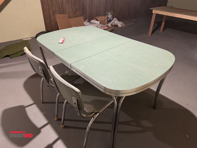 Lot 1-3117 - (1) Table with (2) chairs