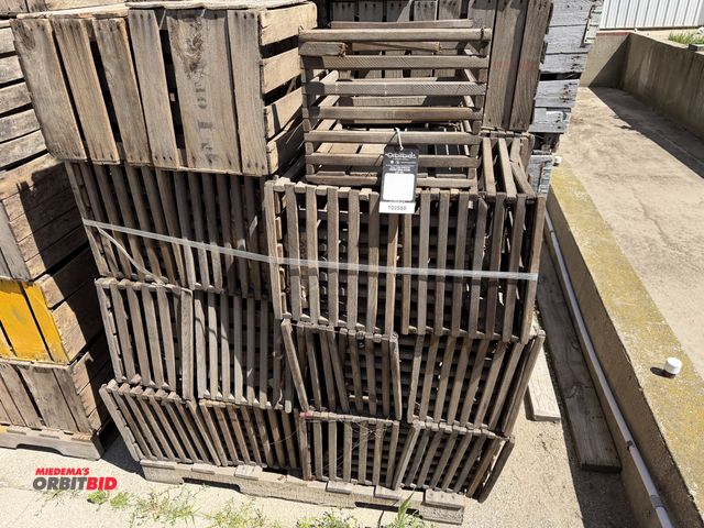Lot 1-102560 - (1) Skid of wooden field crates