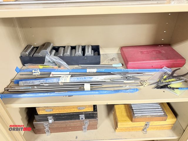 Lot 1-12397 - Entire content of shelf shown in photos, includes (1) Waldes Truarc retaining ring kit with plastic ...