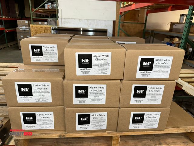 Lot 1-13810 - Lot of approx. (25) boxes of Alpine White chocolate flavoring mix for espresso.