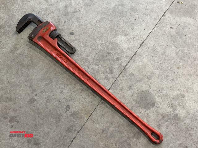 Lot 1-6144 - (1) Ridgid 48" heavy duty pipe wrench.