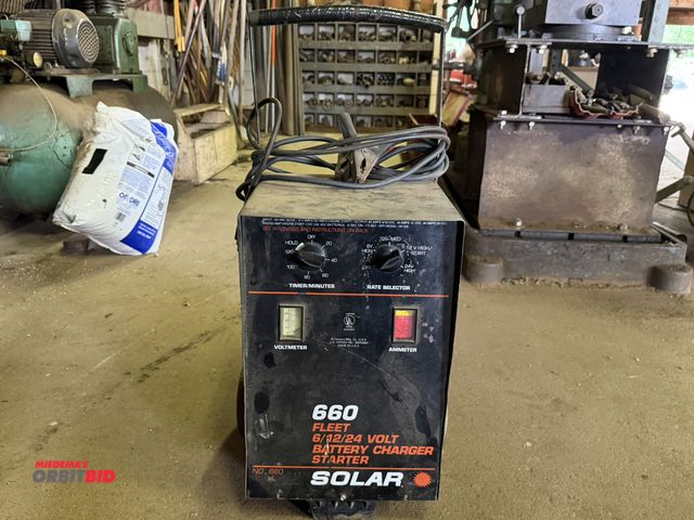 Lot 1-18202 - (1) Solar, model 660, Fleet 6/12/24V battery charger/starter, working condition unknown.