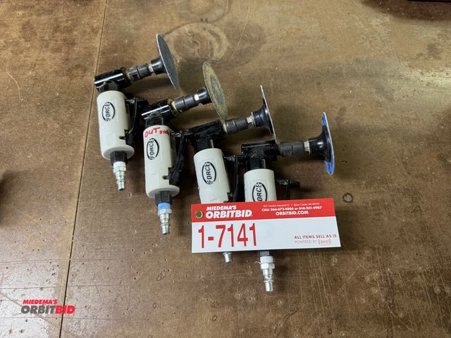Lot 1-7141 - (4) Sioux Pneumatic Right Angle Grinder, 20,000Rpm, Model 5055A