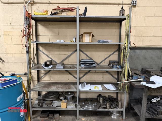 Lot 1-12562 - (1) 73" width x 84" height x 18" depth steel shelving unit with a total of 10 shelves, contents not ...