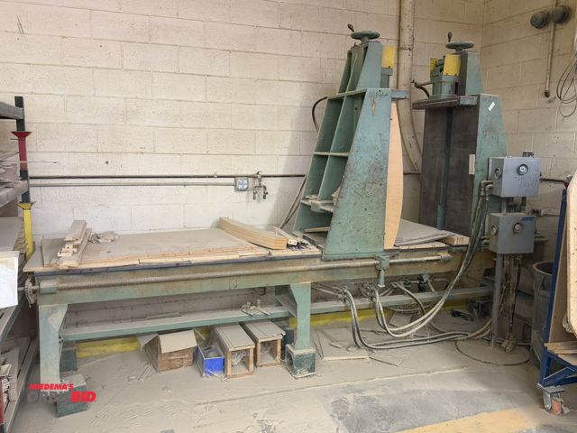 Lot 1-16102 - (1) J.M. Lancaster (model unknown) furniture clamp, S/N 1225-C279, has Parker Hannifin hydraulic cyl...