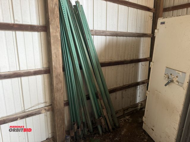 Lot 1-18310 - Approx. (16) metal sign posts, approx. 8' tall.