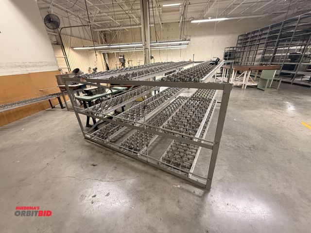 Lot 1-7246 - Lot Of Mesh Wire Transfer Conveyor