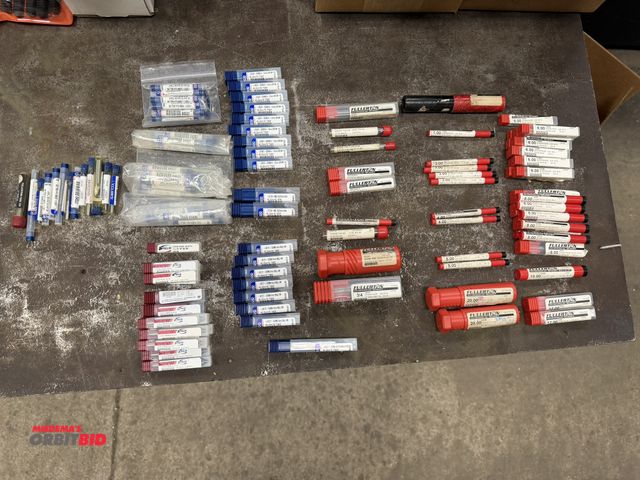 Lot 1-2073 - Lot of Fullerton, Garr, and Melin carbide milling tools.