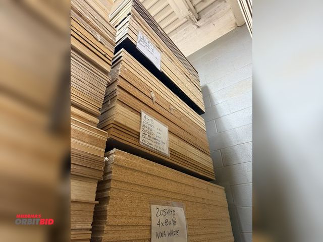 Lot 1-17665 - (5) bundles of assorted 4 x 8 wood panels, species and quantity shown on tag photos, winning bidder ...