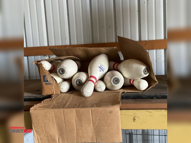 Lot 1-12019 - Lot of (10) used bowling pins
