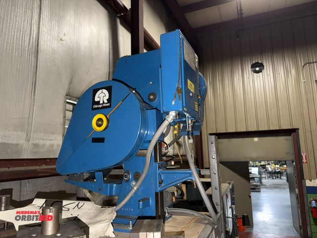 Lot 1-18744 - (1) Chicago Rivet Machine, model 450, S/N 4097, .066 size, jaw size 1.27, Touch-O-Matic safety devic...