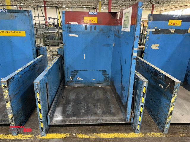 Lot 1-5180 - (1) Lift Products, Inc., 110V, 1000 lb. capacity skid lift with hand held pendant.