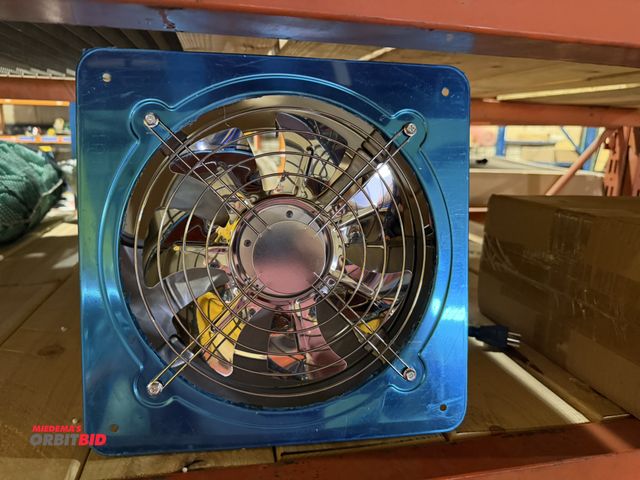 Lot 1-18582 - (1) model FD-250-2, high speed and energy saving 12" x 12" stainless steel exhaust fan with 7 stainl...
