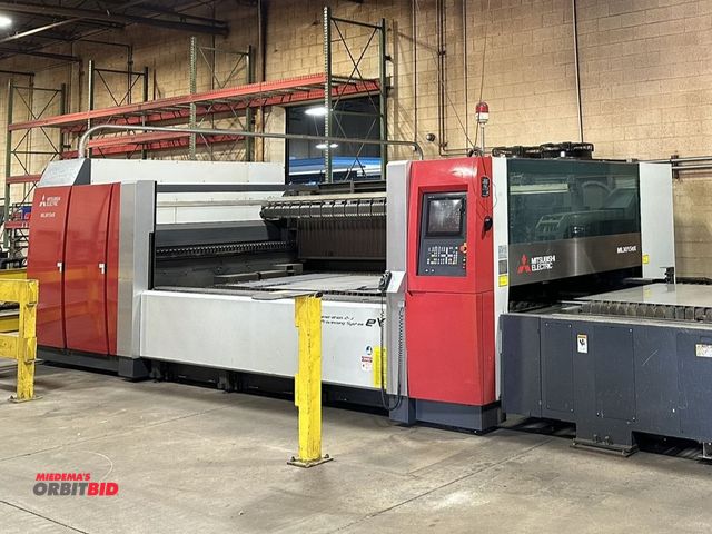 Lot 1-18022 - (1) 2014 Mitsubishi Electric, model ML2015EX, CNC laser cutting system, 4000 watt carbon dioxide las...