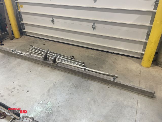 Lot 1-18835 - Lot of (2) Craft Tool, model CC714, genuine magnesium trowels, 12' and 10' with poles.