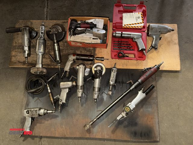 Orbitbid.com - Lot 1-10550 - Large lot of used pneumatic tools ...