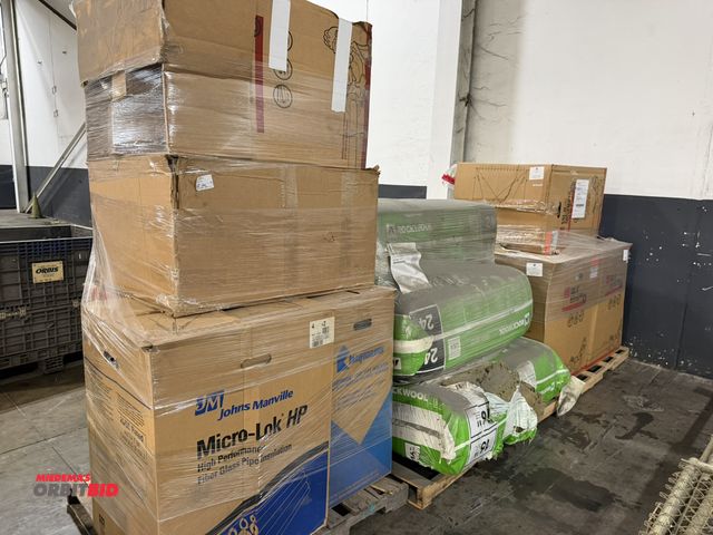 Lot 1-5626 - (3) skids of assorted insulation, various sizes and brands.