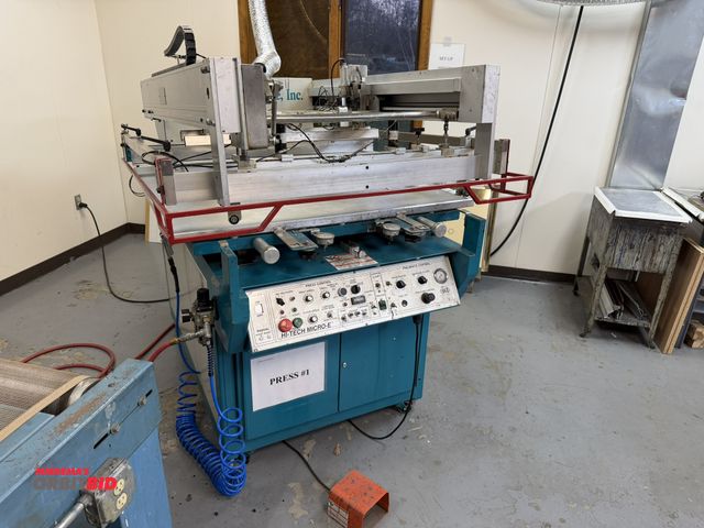 Lot 1-18981 - (1) 2006 AWT High Tech Micro-E, model APHT-2230M, screen printing press, S/N 148407, 115V, single ph...