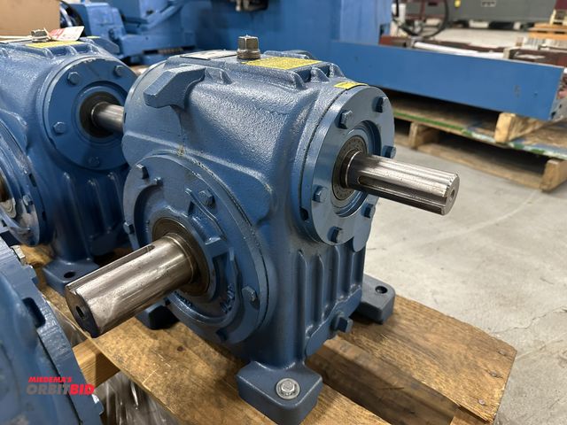 Lot 1-19178 - (1) Cone Drive, model H040-4, 30:1 gear reducer, with (2) approx. 1 3/8" diameter shafts, and (1) ap...
