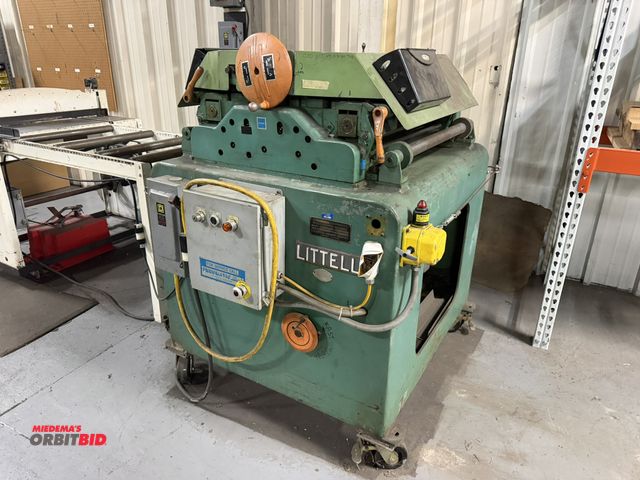 Lot 1-18513 - (1) Littell, model 430-5PD, straightener, .025" thickness, 28" wide, S/N 37554, 230/460V, 3 phase, p...